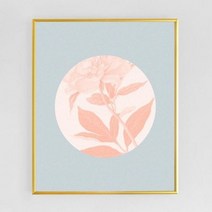 꽃말(알루미늄 메탈 액자/4컬러).캔버스뮤지엄(무료배송), C