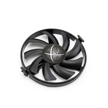 그래픽카드 팬 수리 부품 fdc10u12s9 c rx480 rx470 쿨러 xfx radeon rx 480 470 470d rs 블랙 울프 그래픽 카드 냉각 교체, 1개