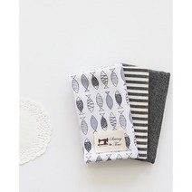 원단패키지 북유럽모던피쉬 그레이3종 1/8마 75060, 1/4마(45cmX55cm)3장