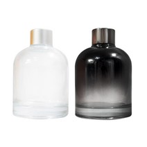 [캔들이케아] 230ml 블룸 디퓨저 용기, 미드나잇, 기본 캡 골드