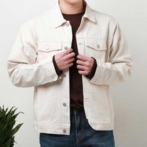 남자 숏 트러커 자켓