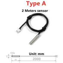 차량용온습도계 W3230 미니 디지털 온도 컨트롤러 12V 24V 220V 온도 조절기 조절기 가열 냉각 제어 온도 조절기센서 포함 차량용온도계 30, A형