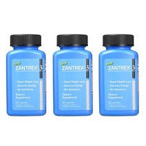 Zantrex-3 베이직 리서치 잔트렉스 블루 60캡슐 3병