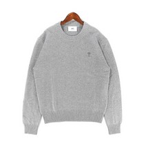 아미 22FW 남성 하트로고 니트 (HKS007 005 055)