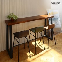 웰리스 뉴송 우드슬랩 카페 바테이블 W1400 1600 1800 2000 SE0, W1800