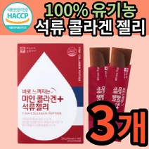 100% 유기농 석류 콜라겐 젤리 애플트리 김약사네 엘라스틴 앨라스틴 엘라스티 에라스틴 바로 느껴지는 미인 여성 위한 피쉬 피시 콜라겐 콜라갠 트리 펩타이드 팹타이드 펩타이더 추천, 3개(26800원할인), 14포