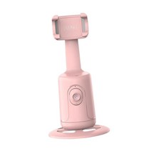 GHSHOP 스마트폰용 짐벌 안정기 접이식 액션 셀카봉 분리형, 분홍색, 18.3cmx9.5cmx9.5cm, ABS