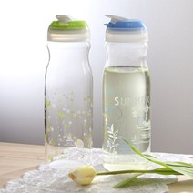 [천삼백케이] [이모션] HARIO 원터치 내열유리 물병, 노랑