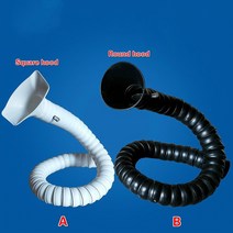 아연각관50mm POM 납땜용 유연한 연기 배기 인공 호흡기 파이프 추출기 용접 암 사각형 원형 후드 포함, 02 Black_02 1.4m