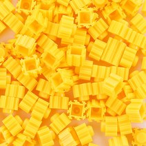 mytoys 디폼블럭 8mm 1000개 대용량 리필팩 33색상 도안집 증정, #1000개 13.노랑색