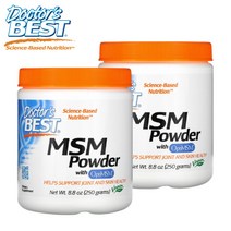(1+1) 닥터스베스트 msm 파우더 옵티 엠에스엠 가루 OPTIMSM 메틸설포닐메탄 비건 250g 2팩