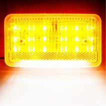 츄레라 LED 차폭등 24V 사이드등 언더등 옐로우 공사차량 용달 램프 트레일러 5톤구형 화물덤프 라이노 대형트럭 메가 볼보 전구 스카니아