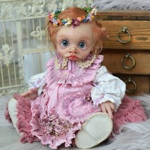 [브리튼] 17인치 전신 실리콘 리본돌 Doll Kit Tinky Fairy 엘프 Lifelike, [01] 17inches, [01] doll kit with eyes