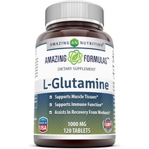 어메이징포뮬라 L글루타민 1000mg 120캡슐 Amazing Nutrition L-Glutamine