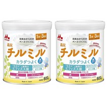 Morinaga 모리나가 치루미루 아기 분유 약 1세 ~ 3세 800g 2팩