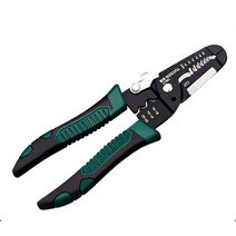 전선 폐전선 피복 탈피기 다기능 스트리퍼 케이블 크림 퍼 커터 와이어 펜치 수리 도구, 18627