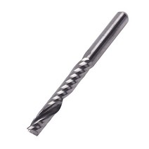 단일 플루트 나선형 카바이드 CNC 라우터 비트 밀링 커터 3.175x22mm 40 개