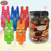 예이니식품 트위스트 앤 드링크 인기5종 각3개씩 세트+타야스 투바나 초콜릿 1kg 1개 (총16개) 어린이쥬스음료과일체리사과오렌지대용량밀크토피미니