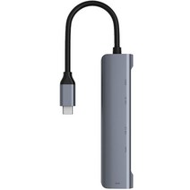 알루미늄 USB-C 도킹 스테이션 5 IN1 유형 C 허브 HDMI USB 2.0 / USB 3.0 오디오 3.5mm 포트 PC 노트북 용 익스팬더 어댑터, 네이비 블루, 하나