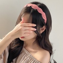 키메라제이 꽈배기 물결 머리띠 헤어밴드 5color