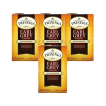 트와이닝 얼 그레이 홍차 디카페인 35g 20티백 Twinings Earl Grey Black Tea Decaffeinated, 4팩