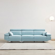동서가구 마티아 4인 아쿠아텍스 발수 패브릭 소파 DF921883, 민트