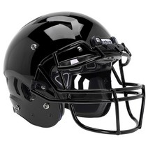 Schutt Sports Vengeance A11+ 청소년 미식축구 헬멧 (페이스 마스크 미포함) 블랙 미디엄, Small