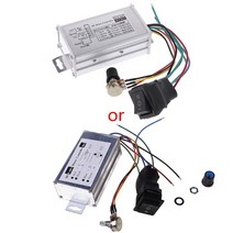 DC 12V 24V 36V 48V SOFTSTART 가역 가능한 모터 속도 제어 PWM 컨트롤러 P 용