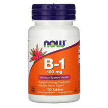 나우푸드 B-1 100mg 타블렛, 100개입, 3개, 100정
