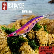 무늬오징어피규어 낚시 도구 액세서리 낚시미끼 후쿠시마 3.5 오징어 지그 에기 루어 낚시 나무 새우 미끼, 11 05 19GRAM SHALLOW_01 135mm