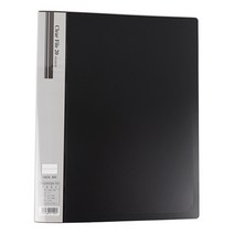 아임오피스 PP 클리어화일 A4 20매 6컬러 인덱스 프리미엄, 검정10개