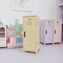 미니락커 캐비넷 화이트 파스텔 틱톡 인스타 락카, 옐로우