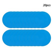 라운드 스퀘어 자체 접착 pvc 비닐 수리 패치 풀 라이너 패치 고무 보트 수리 풍선 보트 스티커 수영장, 협력사, 라운드 20pcs