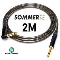 SOMMER 좀머 SPIRIT XXL TS + ㄱ자 골드 기타 케이블 2M
