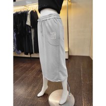 ((지컷)) 스퀘어 그래픽 밴딩 스커트 7211235401 뉴코아일산