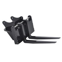 Huina1550 1580 1592 1593 RC 굴삭기용 퀵 히치 및 포크 리프트 어태치먼트 포크 리프트용 업그레이드, [1] Fork Lift Attachment
