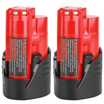 밀워키 보쉬 배터리 충전식 3000mah 3000mah 12 v 48-11-2401, 배터리 2개