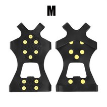 등산용 아이젠 부츠 신발 방한화 S-XL rmpons 내마 모성 스노우 슈 스파이크 야외 얼음 등산 ips 겨울 미끄, m