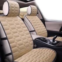 쿠키 극세사 1P 겨울시트 카시트 자동차시트 차량용품 자동차겨울시트 차량시트 차량용시트 자동차시트커버 겨울시트 시트 극세사시트 시트커버 차량시트커버 차시트커버 카시, 베이지
