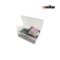 유니카 논프라피스 논프라 직결타공 논플러그 와셔머리 칼블럭 콘크리트 나사못 타일 앙카, 와셔머리 4x25 (PW-425) 150개입