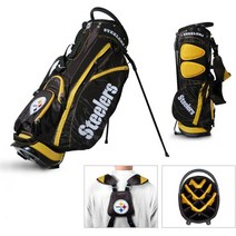 Team 골프 팀 NFL 페어웨이 스탠드 가방 경량 14방향 상단 스프링 액션 절연 쿨러, Pittsburgh Steelers