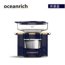포트 oceanrich 에우신 리치 자동 드립 사무 커피주전자, T04-S2블루색 휴대용 커피머신(커피 사용