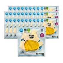 블루본 아이노우 코지업 소형 어린이 마스크 옐로우 30매