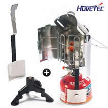 휴브텍 휴대용 가스히터 가스난로 HT-300 + 아답타, 200 x 120 x 165 mm