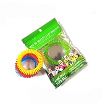 건강나라 여름모기방어팔찌발찌&밴드(캠핑 낚시 등산 여름필수) 모기 용품, 1개