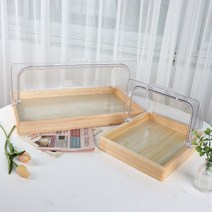 푸드박스 PC커버세트 PC베이커리커버 푸드덮개 PC뚜껑, 1) 푸드박스 소+PC커버 소(가로슬라이드