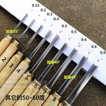V 자형 삼각형 목공 나이프 라인 트리밍 디버링 목재 연마 레벨링, 9pcs