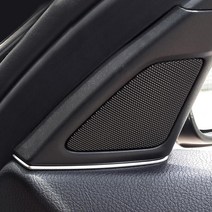 자동차 후드2pcs 전면 도어 스피커 커버 갭 장식 트림 BMW 5 시리즈 F10 2011-2013 Stytling 자동차 인테리, 한개옵션0