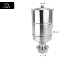 펠렛 연소기 펠릿 난로 화로 연료통 추가 부품 깔대기, 연료통 세트