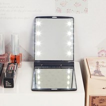 앤뷰티 LED 뒷거울 접이식 제작 미용실 미니 손거울